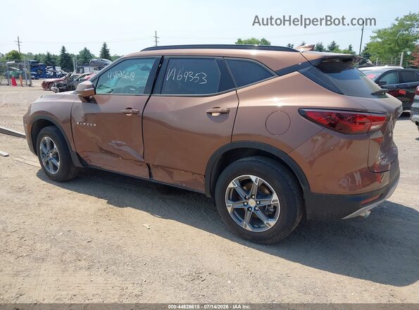 3GNKBDR42RS169353 2024 CHEVROLET BLAZER Brown Задня ліва чверть