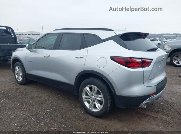3GNKBDRS4LS536680 2020 CHEVROLET BLAZER Silver Trasero izquierdo