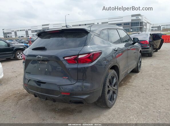 3GNKBERS0MS528549 2021 CHEVROLET BLAZER Gray Rear right