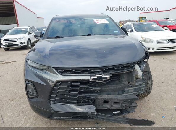 3GNKBERS0MS528549 2021 CHEVROLET BLAZER Gray Instrument cluster view