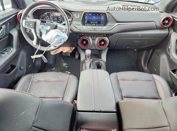 3GNKBERS2MS564193 2021 CHEVROLET BLAZER Charcoal Dashboard view