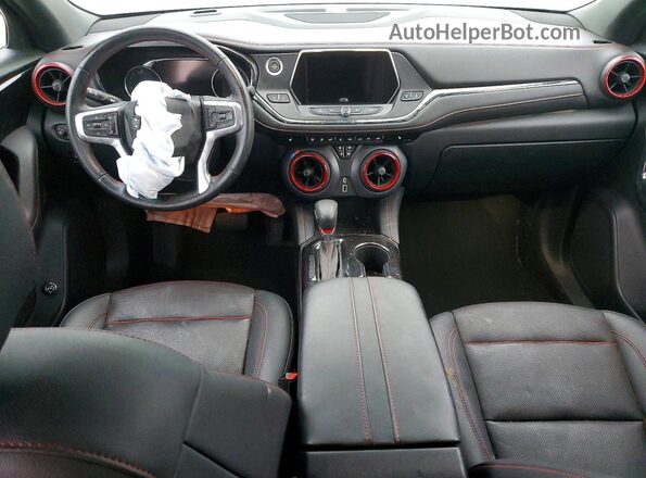 3GNKBERS3MS533051 2021 CHEVROLET BLAZER Gray წინა პანელის ხედი