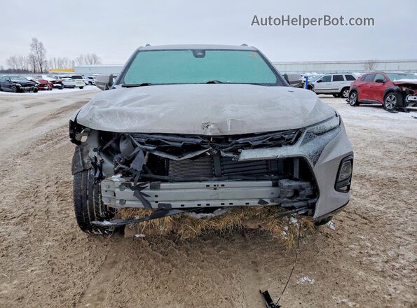 3GNKBERS3MS533051 2021 CHEVROLET BLAZER Gray წინა ხედი