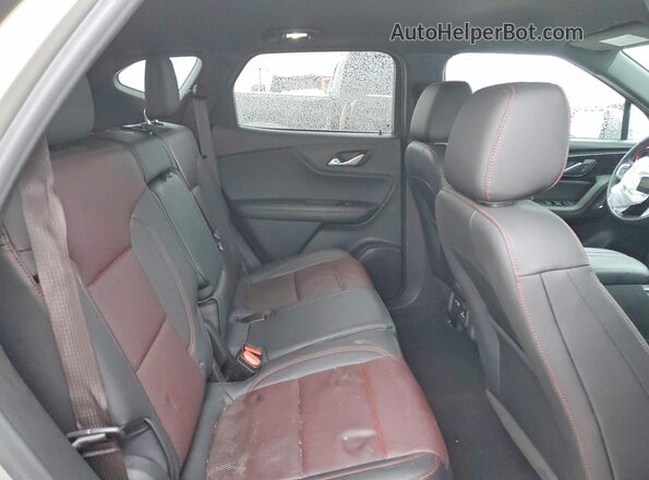 3GNKBERS3MS533051 2021 CHEVROLET BLAZER Gray უკანა სალონის ხედი