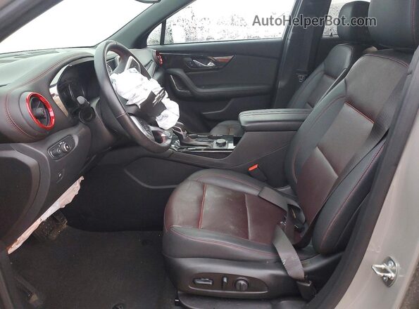 3GNKBERS3MS533051 2021 CHEVROLET BLAZER Gray წინა სალონის ხედი