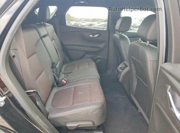 3GNKBERS7NS151302 2022 CHEVROLET BLAZER Black Widok wnętrza z tyłu