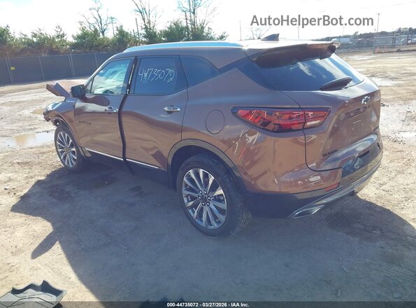 3GNKBFRS2PS234628 2023 CHEVROLET BLAZER Brown Tył lewy