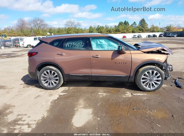 3GNKBFRS2PS234628 2023 CHEVROLET BLAZER Brown Widok zestawu wskaźników