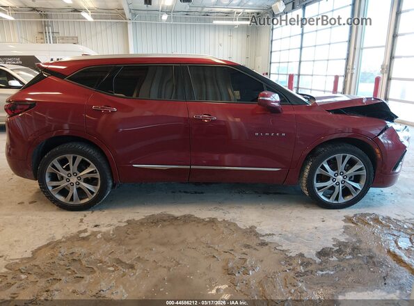 3GNKBFRS5LS662803 2020 CHEVROLET BLAZER Red Rear interior view