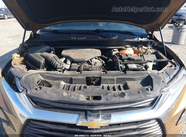 3GNKBGRS0KS612170 2019 CHEVROLET BLAZER Золотой Вид сзади
