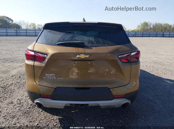3GNKBGRS0KS612170 2019 CHEVROLET BLAZER Золотой 