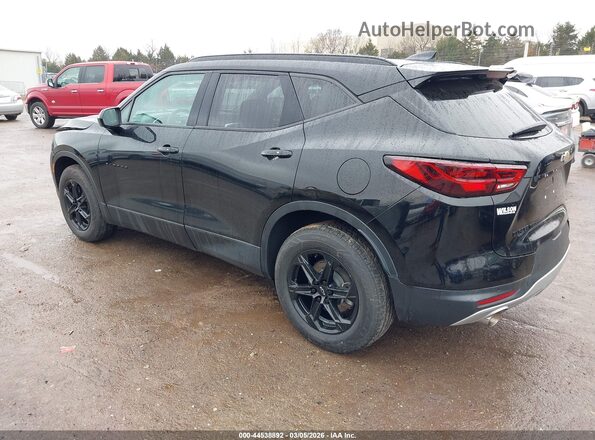 3GNKBHR40PS105316 2023 CHEVROLET BLAZER Черный Задняя левая четверть