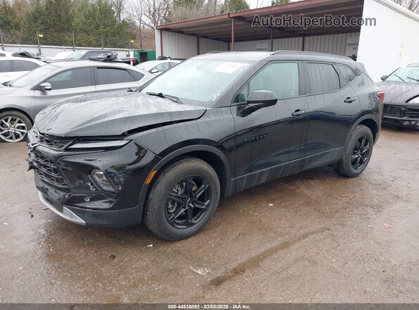 3GNKBHR40PS105316 2023 CHEVROLET BLAZER Черный Передняя левая четверть