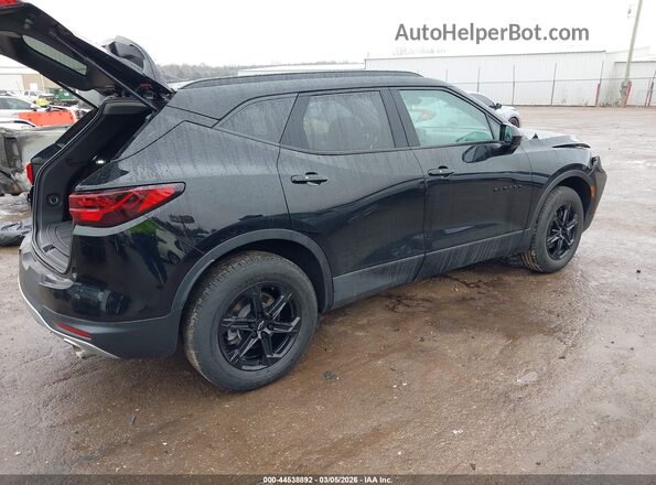 3GNKBHR40PS105316 2023 CHEVROLET BLAZER Черный Задняя правая четверть