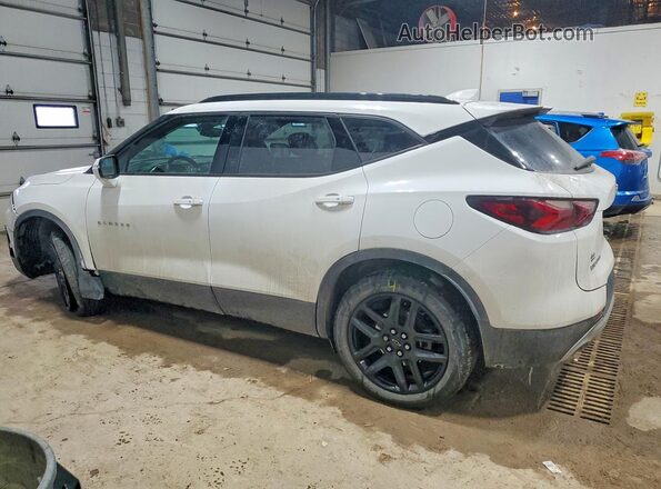 3GNKBHR43NS123886 2022 CHEVROLET BLAZER White Tył lewy