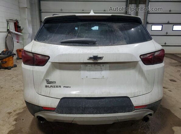 3GNKBHR43NS123886 2022 CHEVROLET BLAZER White Widok z tyłu