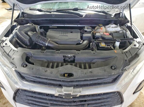 3GNKBHR43NS123886 2022 CHEVROLET BLAZER White Widok komory silnika