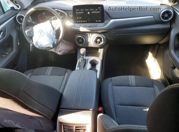 3GNKBHR43PS219357 2023 CHEVROLET BLAZER Black Widok deski rozdzielczej