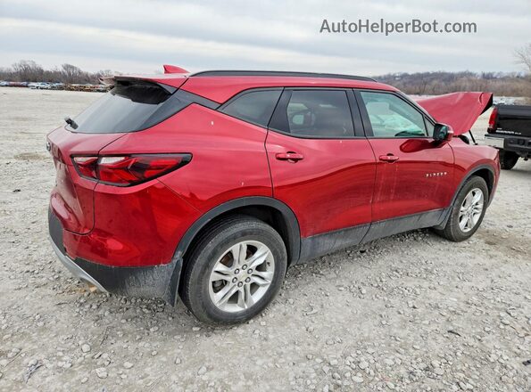 3GNKBHR44MS568989 2021 CHEVROLET BLAZER Red Հետևի աջ