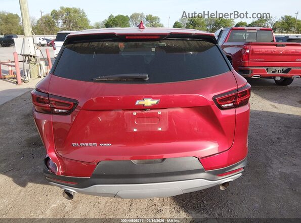 3GNKBHR44SS234281 2025 CHEVROLET BLAZER Maroon 