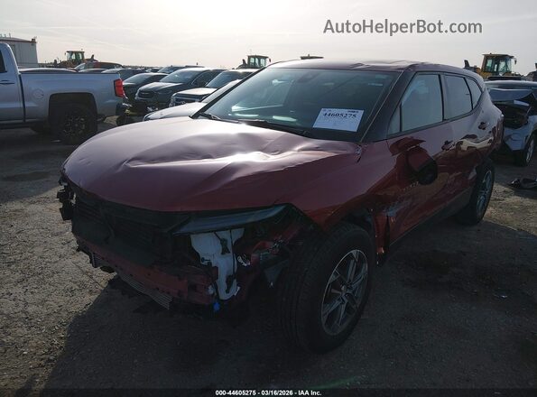 3GNKBHR44SS234281 2025 CHEVROLET BLAZER Maroon 