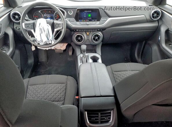 3GNKBHR4XNS178433 2022 CHEVROLET BLAZER Silver Вид панелі приладів