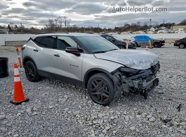 3GNKBHR4XNS178433 2022 CHEVROLET BLAZER Silver Передня права чверть
