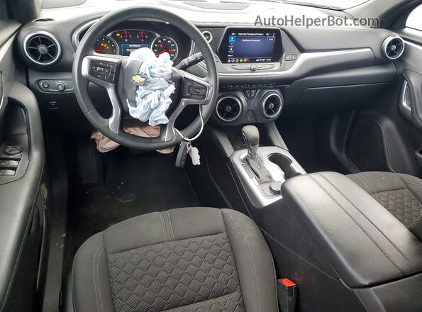 3GNKBHRS4MS525431 2021 CHEVROLET BLAZER Black წინა პანელის ხედი