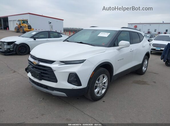 3GNKBHRS4MS549969 2021 CHEVROLET BLAZER White Передня ліва чверть