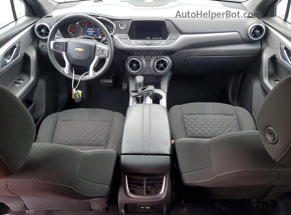 3GNKBHRS5MS532100 2021 CHEVROLET BLAZER White Vista del salpicadero