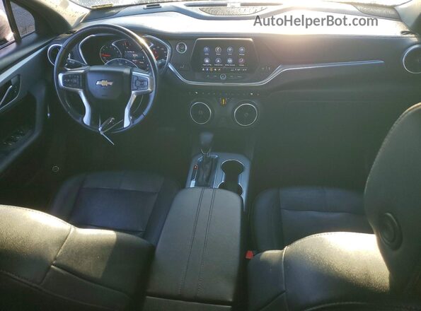 3GNKBJRS0MS522307 2021 CHEVROLET BLAZER Gray წინა პანელის ხედი