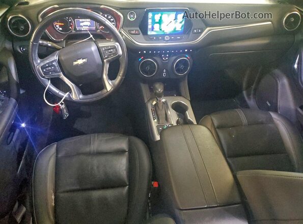 3GNKBJRS1MS515852 2021 CHEVROLET BLAZER White Вид панелі приладів