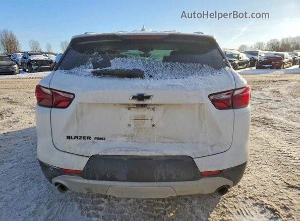 3GNKBJRS2MS506674 2021 CHEVROLET BLAZER White უკანა ხედი
