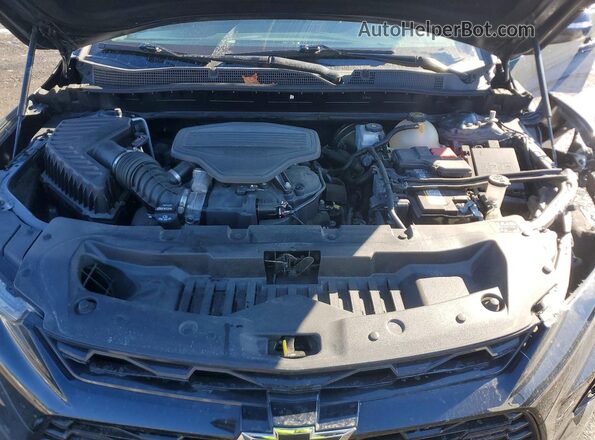 3GNKBJRS3MS560047 2021 CHEVROLET BLAZER Charcoal ძრავის განყოფილების ხედი