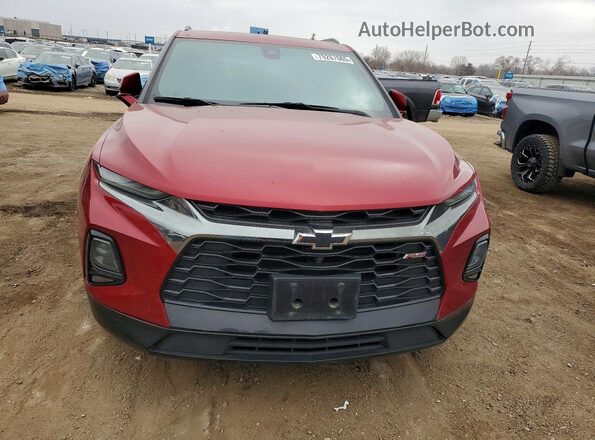 3GNKBKRS4MS528374 2021 CHEVROLET BLAZER Maroon Դիմացի տեսք