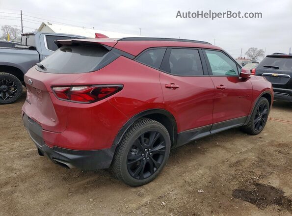 3GNKBKRS4MS528374 2021 CHEVROLET BLAZER Maroon Հետևի աջ