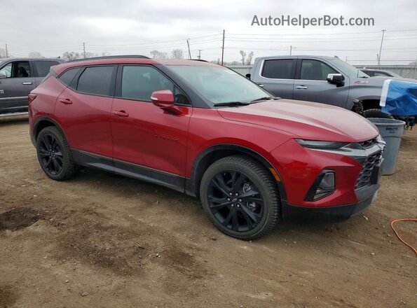 3GNKBKRS4MS528374 2021 CHEVROLET BLAZER Maroon Առջևի աջ