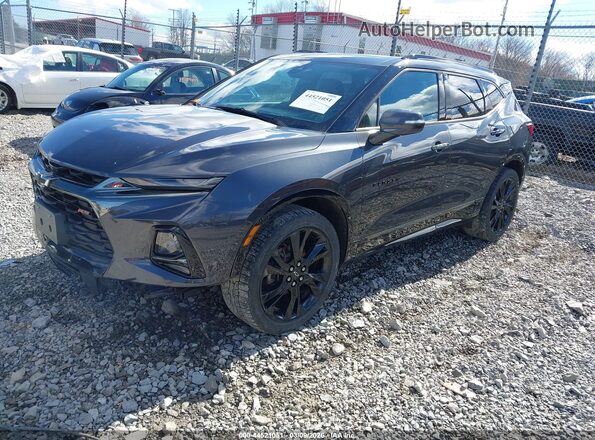 3GNKBKRS5MS523927 2021 CHEVROLET BLAZER Black Przód lewy