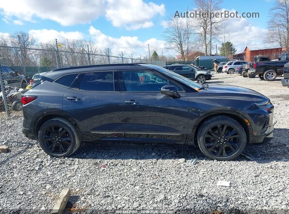 3GNKBKRS5MS523927 2021 CHEVROLET BLAZER Black Widok wnętrza z tyłu