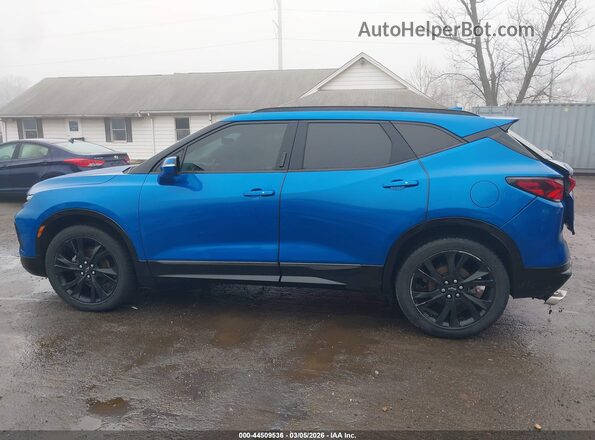 3GNKBKRS7MS500391 2021 CHEVROLET BLAZER Blue Панорамний вид салону 360°