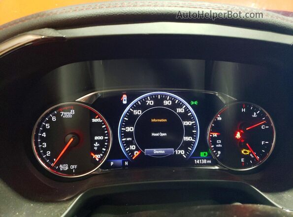 3GNKBKRS7SS150015 2025 CHEVROLET BLAZER Оранжевый Вид щитка приборов