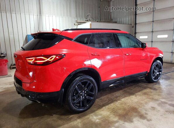 3GNKBKRS7SS150015 2025 CHEVROLET BLAZER Оранжевый Задняя правая четверть