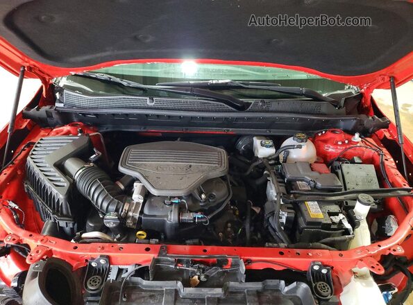 3GNKBKRS7SS150015 2025 CHEVROLET BLAZER Оранжевый Вид подкапотного пространства
