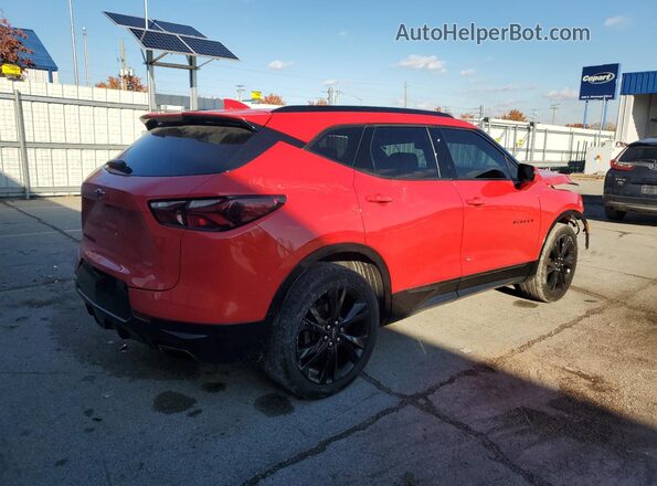 3GNKBKRS9MS515491 2021 CHEVROLET BLAZER Red Rear right