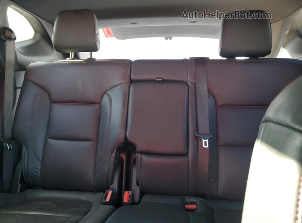 3GNKBKRS9MS515491 2021 CHEVROLET BLAZER Red Rear seats view