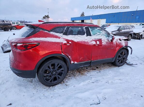 3GNKBKRS9MS515863 2021 CHEVROLET BLAZER Red Trasero derecho