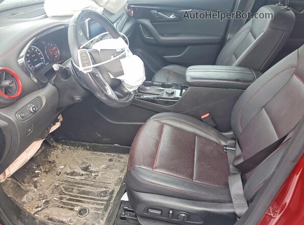 3GNKBKRS9MS515863 2021 CHEVROLET BLAZER Red Vista interior delantera