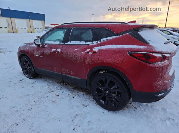 3GNKBKRS9MS515863 2021 CHEVROLET BLAZER Red Trasero izquierdo