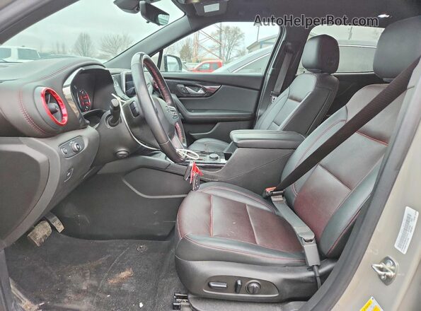 3GNKBKRS9MS577313 2021 CHEVROLET BLAZER Red წინა სალონის ხედი