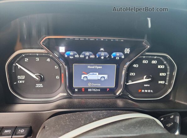 3GTP9EEL0MG324748 2021 GMC SIERRA Black Instrument cluster view
